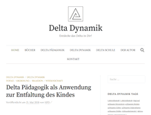 Tablet Screenshot of deltadynamik.com